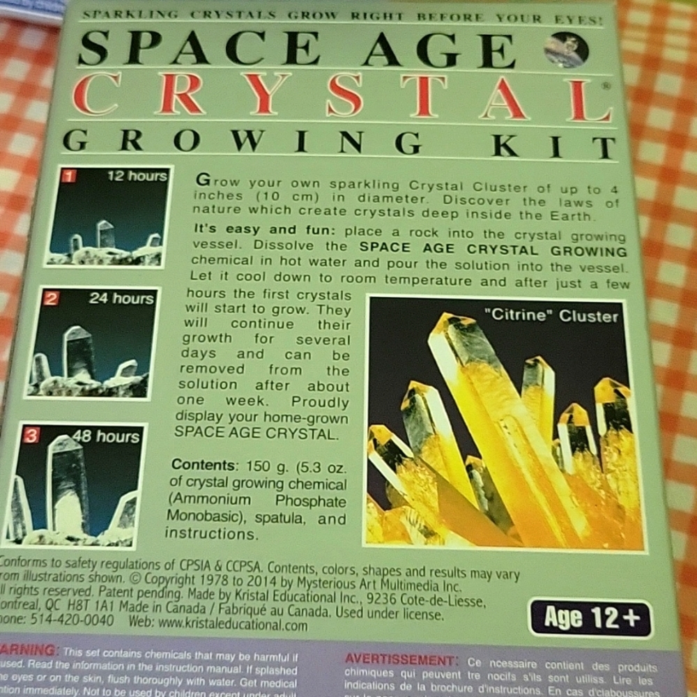 NWT Crystal Growing Kit - Picture 4 of 4